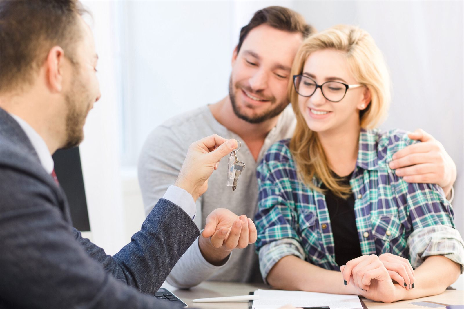 Concept banque - Signature de contrat